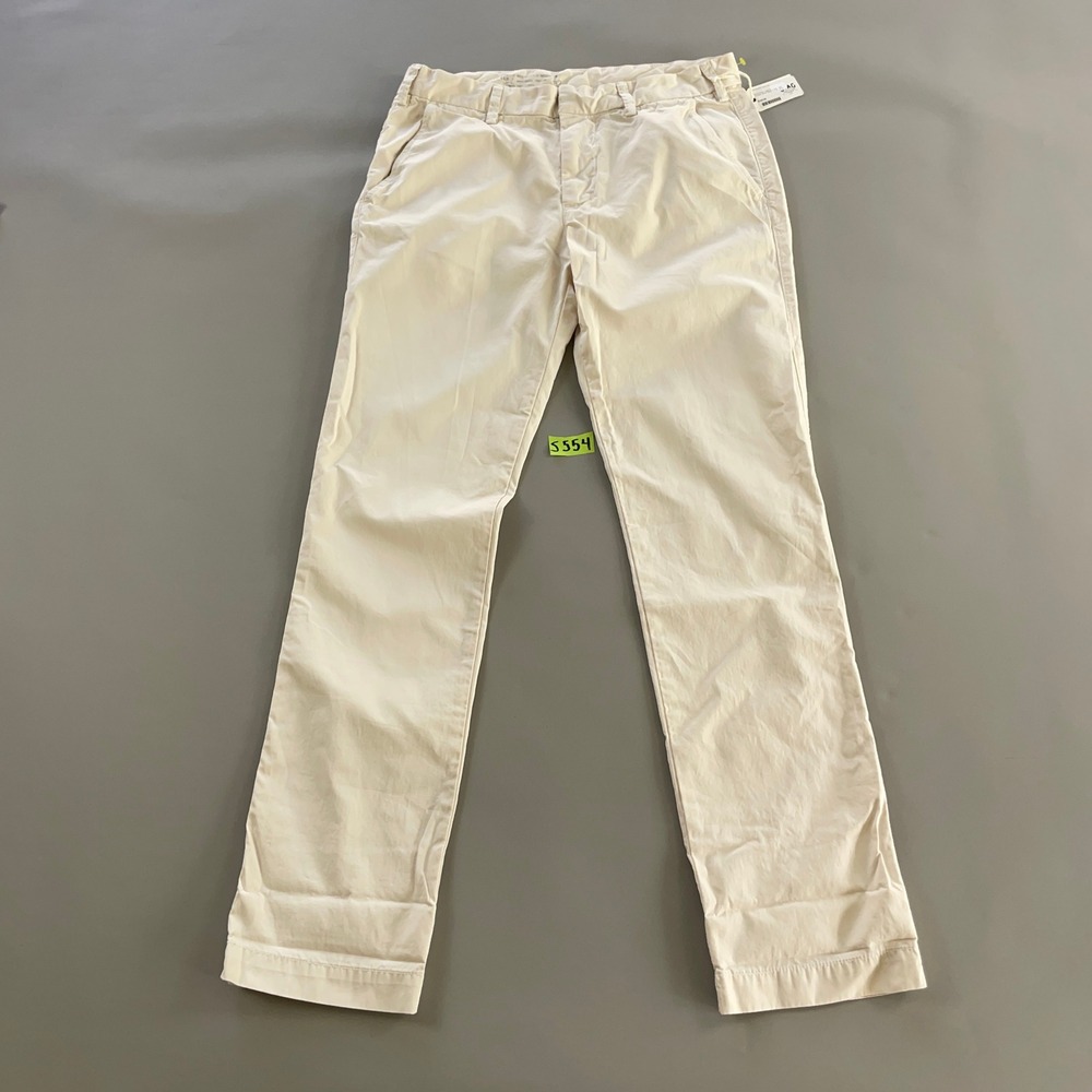 Save Khaki United Mens Light Twill Trouser Stone Chino Pants Size 32 Retail $160